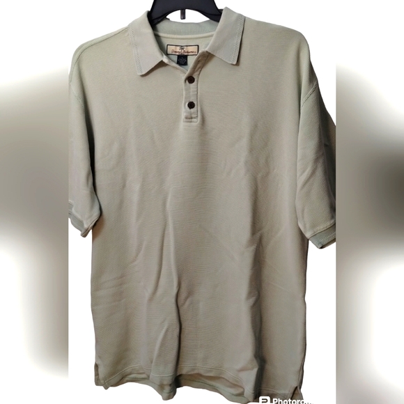 Tommy Bahama Silk Blend Polo Shirt - Picture 1 of 11